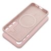 Futerał do Samsung S26 Silicone 2mm zgodny z MagSafe pudrowy róż